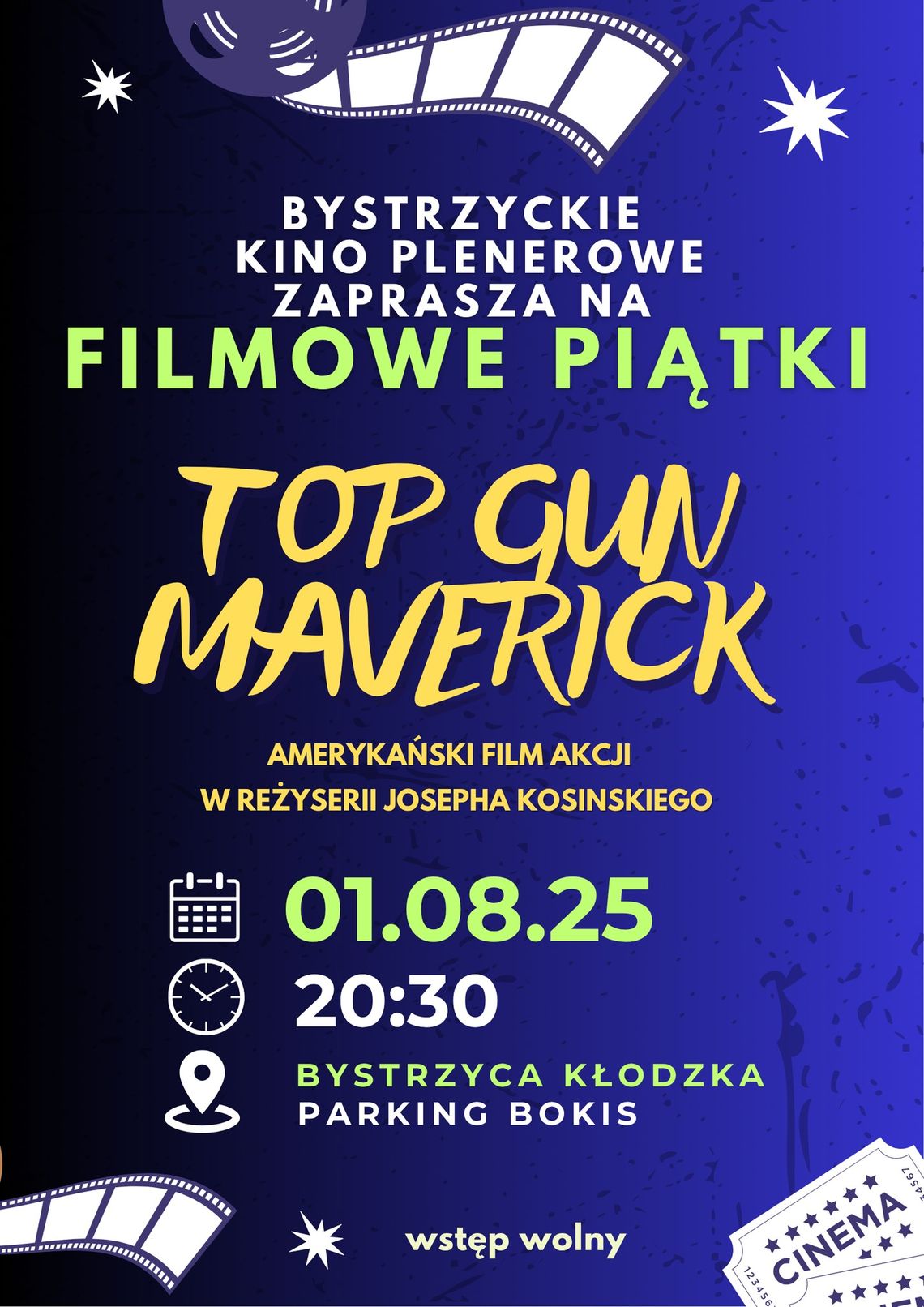 Zapraszamy na Bystrzyckie Kino Plenerowe!