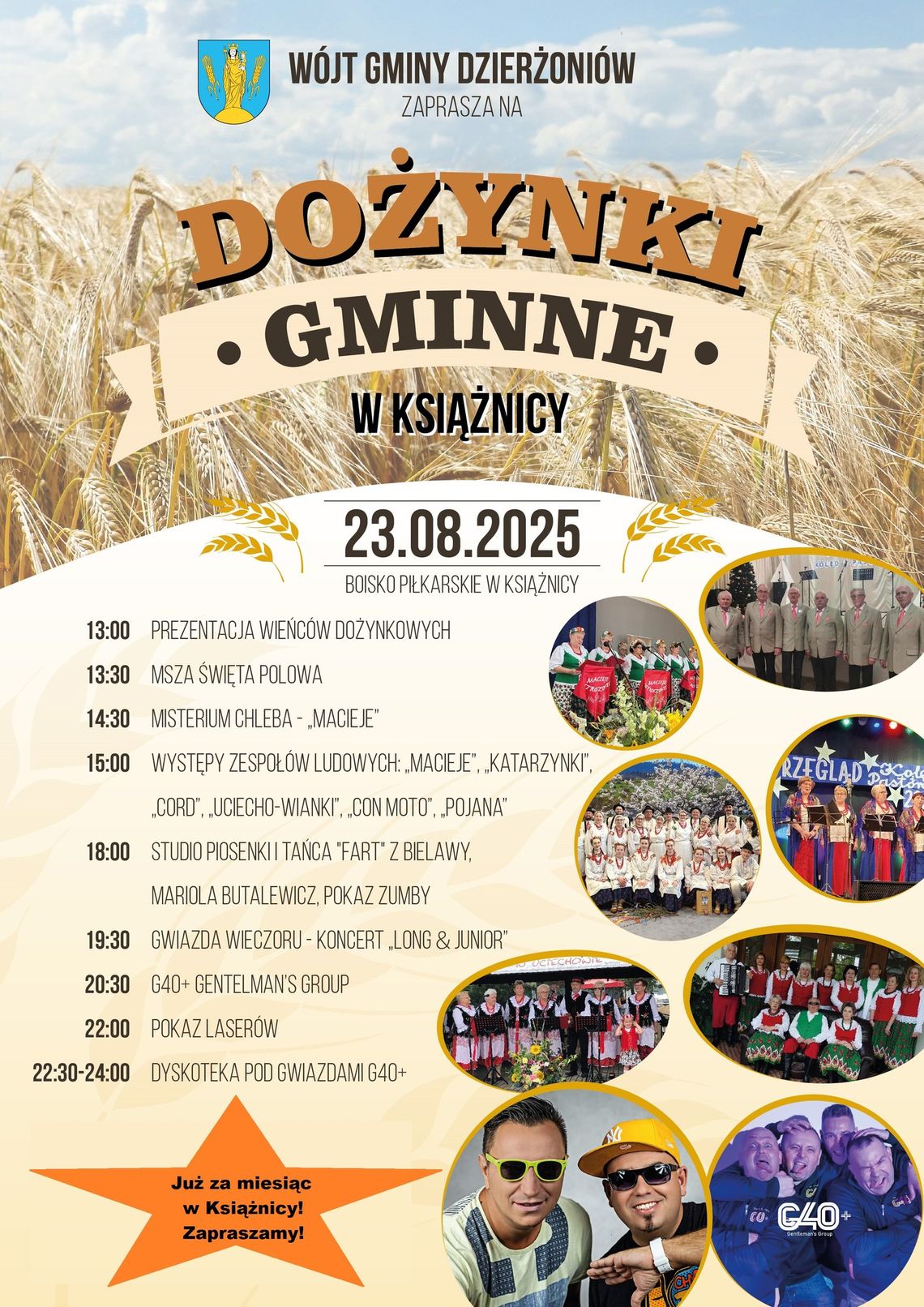 Zapraszamy na dożynki w Gminie Dzierżoniów