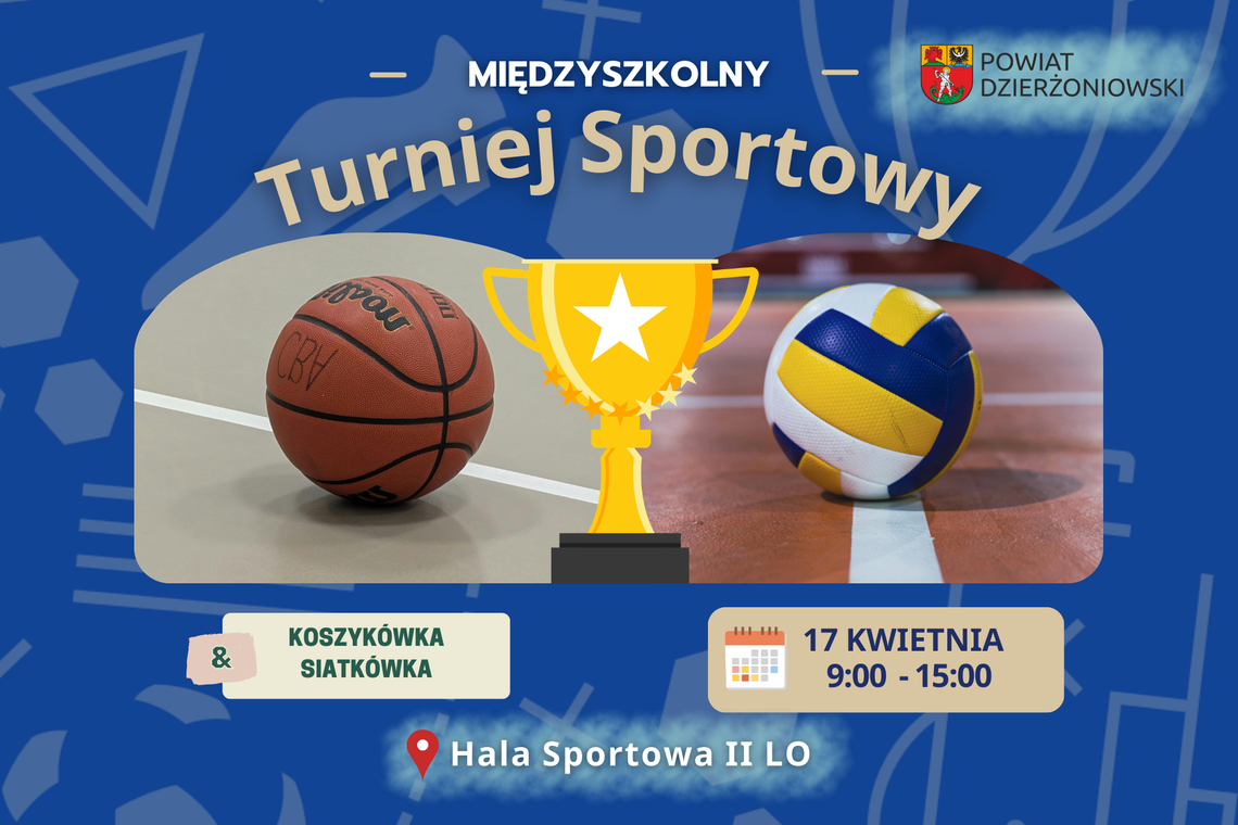 Zapraszamy na Międzyszkolny Turniej Sportowy