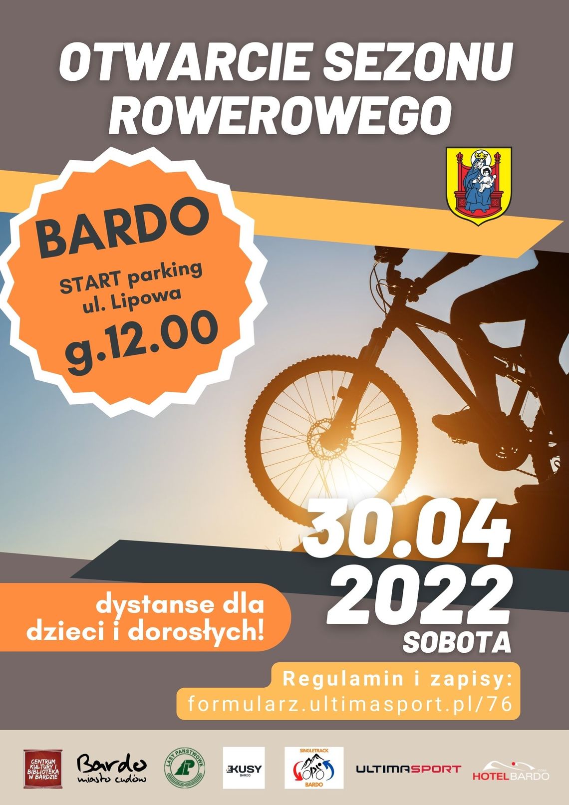 Zapraszamy na otwarcie sezonu rowerowego w Bardzie