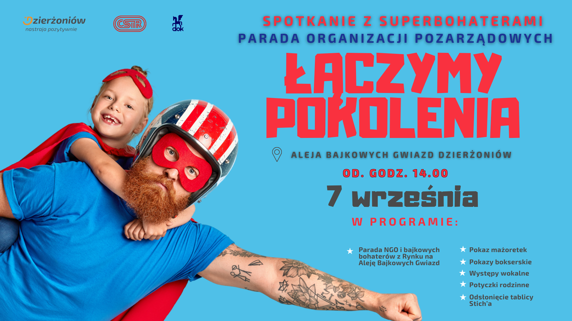 Zapraszamy na paradę i zabawę z superbohaterami w Dzierżoniowie