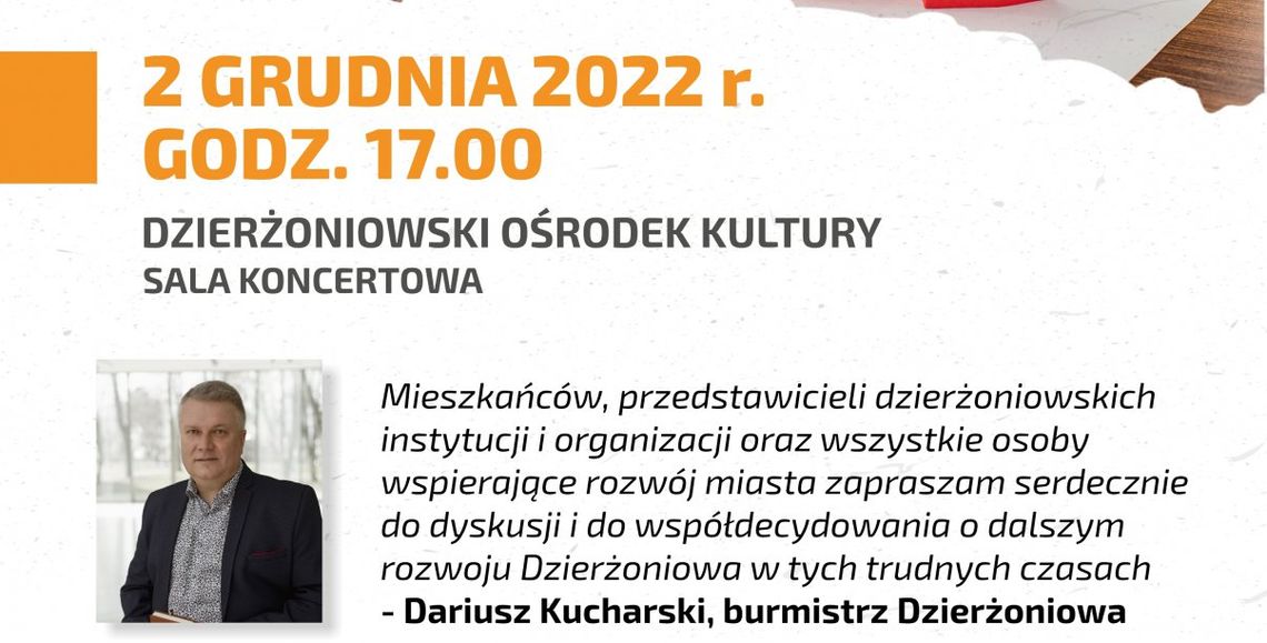Zaproszenie burmistrza Dzierżoniowa na spotkanie z mieszkańcami