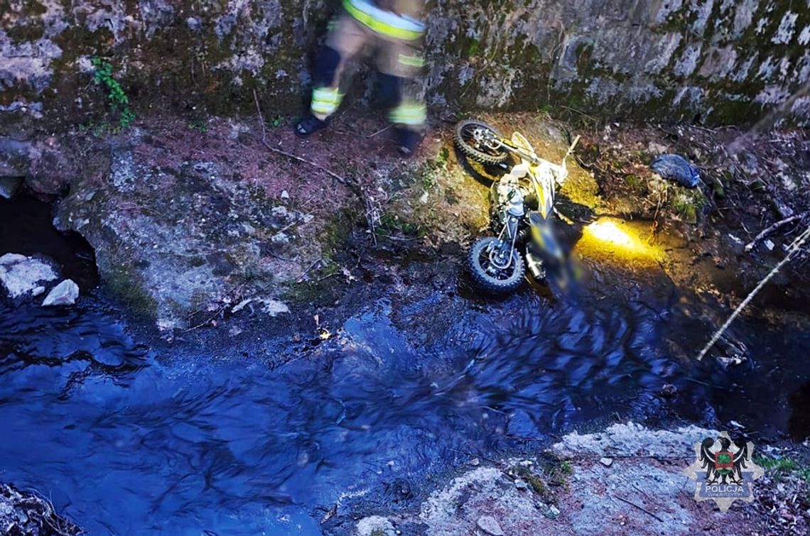 Zdarzenie wyglądało bardzo groźnie, a kobieta kierująca motocyklem była pijana