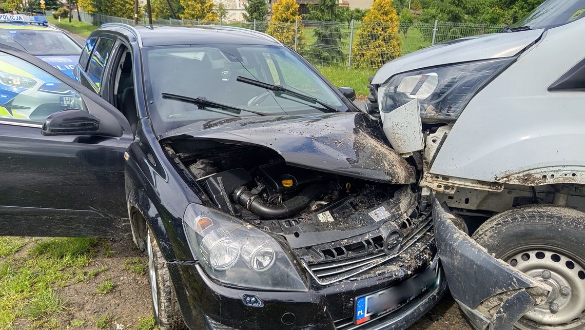 Zderzenie czołowe w Gilowie