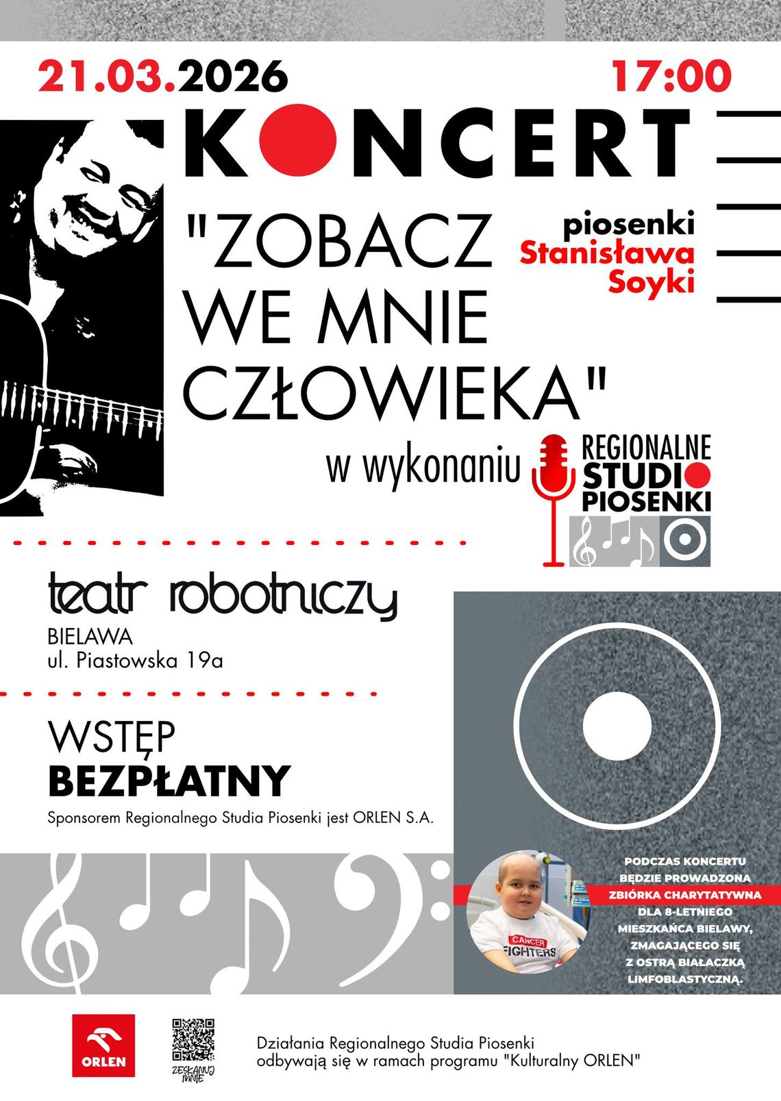 Zobacz we mnie człowieka" - koncert z celem charytatywnym, 21 marca 2026