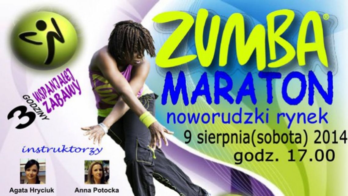 ZUMBA MARATON NA NOWORUDZKIM RYNKU