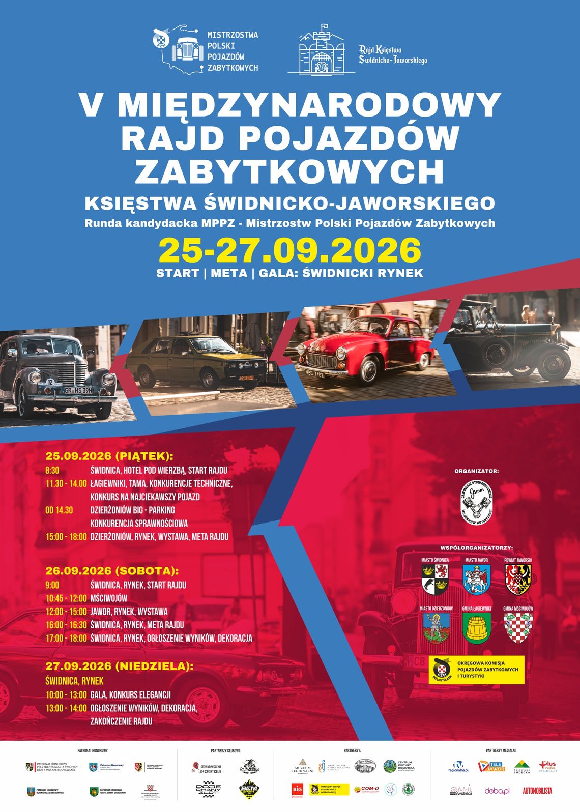 Żywa historia na czterech kołach: V Międzynarodowy Rajd Pojazdów Zabytkowych Księstwa Świdnicko-Jaworskiego Żywa historia na czterech kołach: V Międzynarodowy Rajd Pojazdów Zabytkowych Księstwa Świdnicko-Jaworskiego