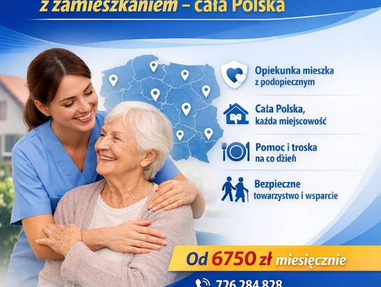Opieka 24/7 z zamieszkaniem dla seniorów