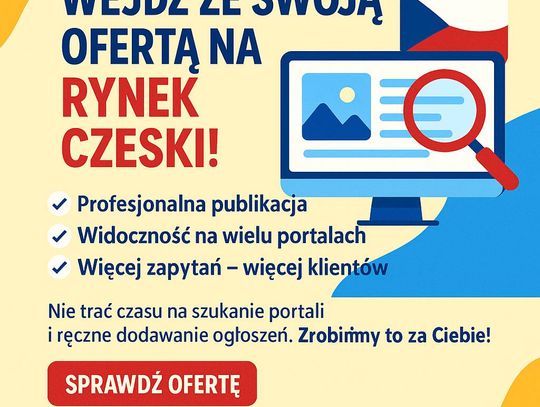 Reklama w Czechach - publikacja ogłoszeń na czeskich portalach Reklama w Czechach - publikacja ogłoszeń na czeskich portalach