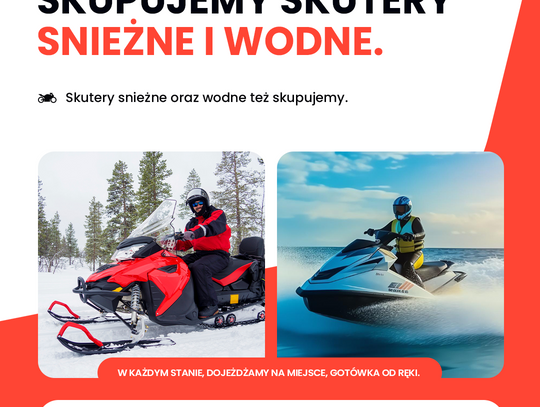 SKUP SKUTERÓW WODNYCH WODNE WODNY ŚNIEŻNYCH QUAD