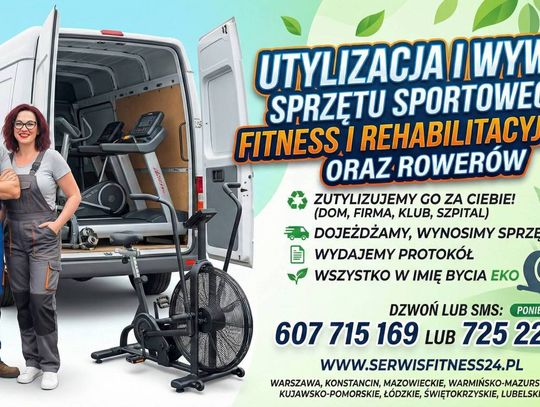 Utylizacja sprzętu fitness, rehabilitacyjnego i sportowego