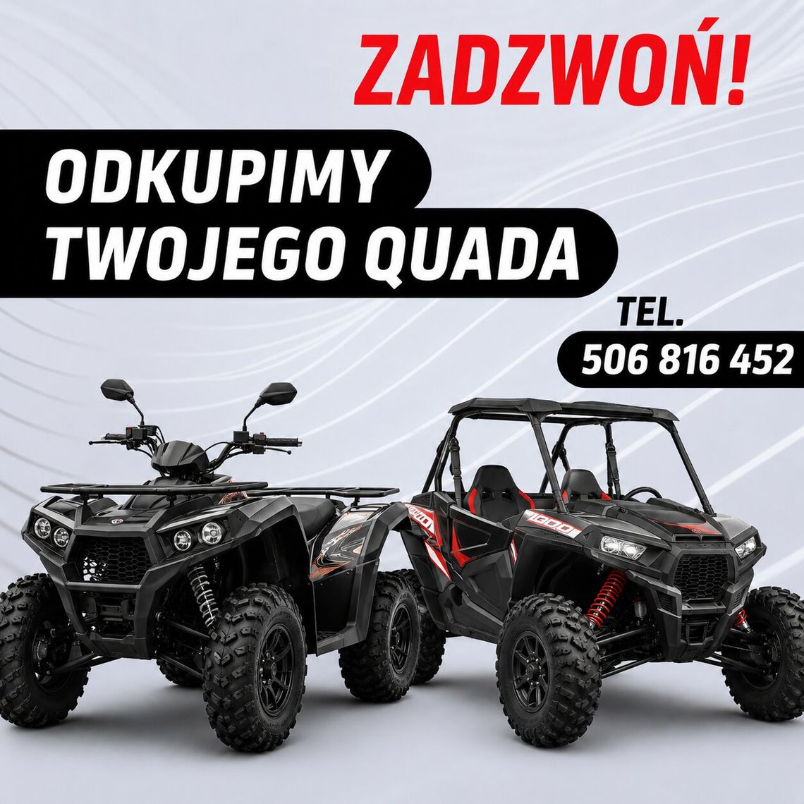 SKUP QUADÓW QUAD QUADY ATV BUGGY SSV -CAŁA POLSKA- DOJEŻDŻAMY-