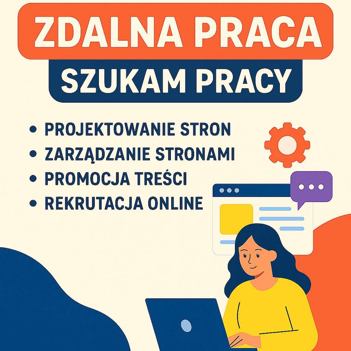 Szukam pracy - projektowanie i obsługa stron internetowych / marketing online / rekrutacja Szukam pracy - projektowanie i obsługa stron internetowych / marketing online / rekrutacja