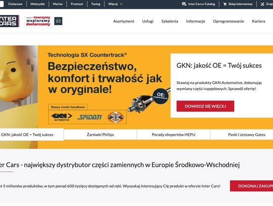 Inter Cars S.A. części i technika motoryzacyjna