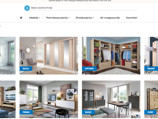 Internetowy Sklep Meblowy - Mebelpunkt