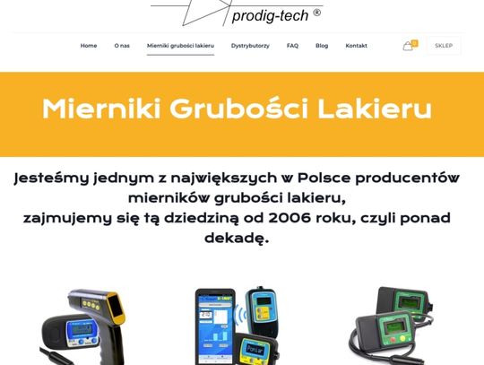 Producent | Mierniki Grubości Lakieru | Prodig-Tech