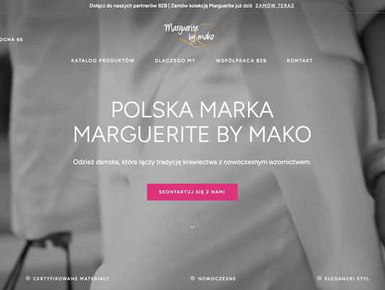 Producent odzieży - Marguerite by Mako