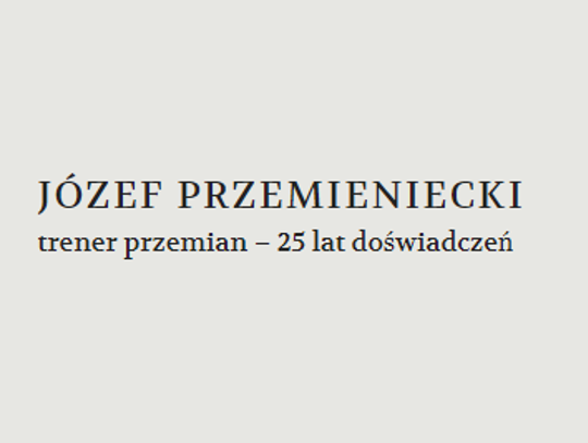 Przemiany.org - Trener Przemian