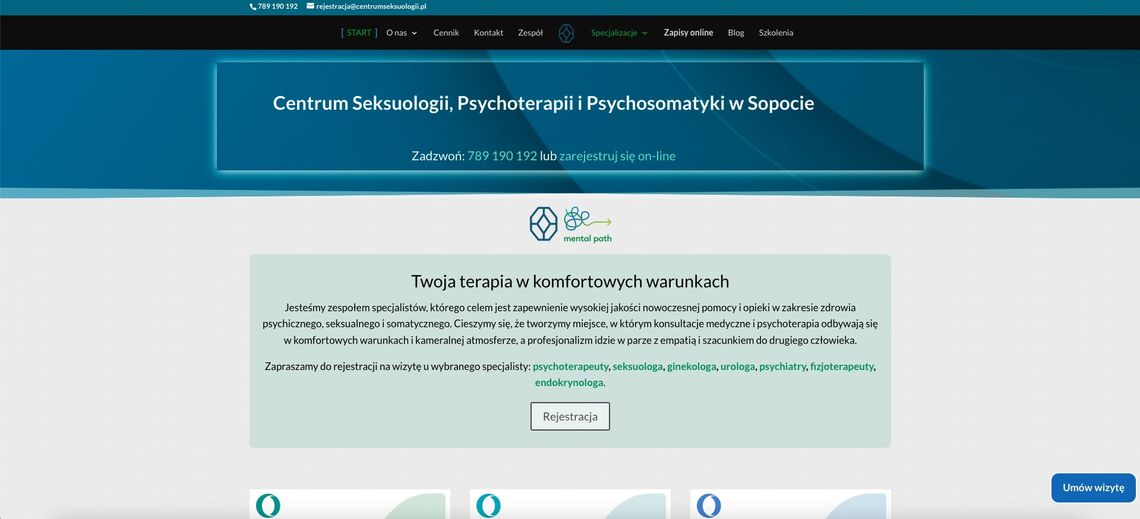 Centrum Seksuologii, Psychoterapii i Psychosomatyki