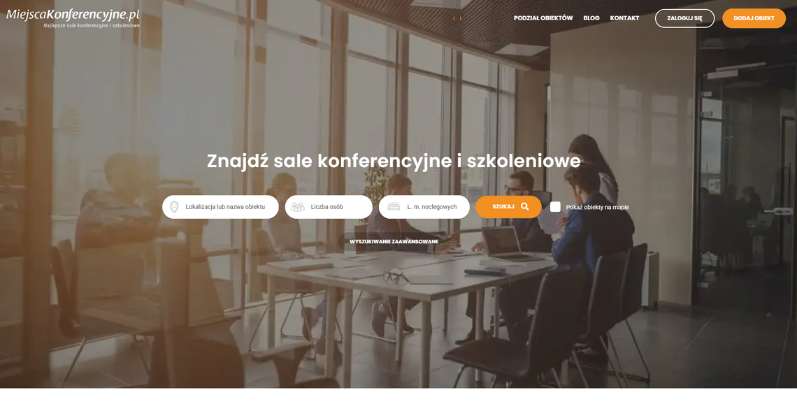 MiejscaKonferencyjne.pl - znajdź salę na konferencję
