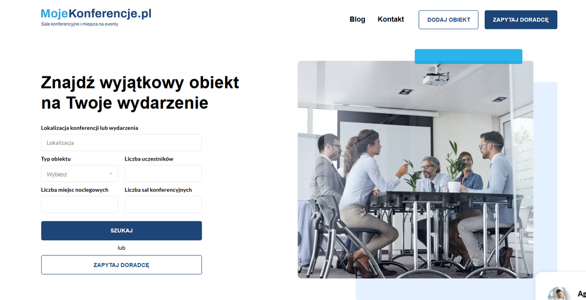 Mojekonferencje.pl  - sale konferencyjne