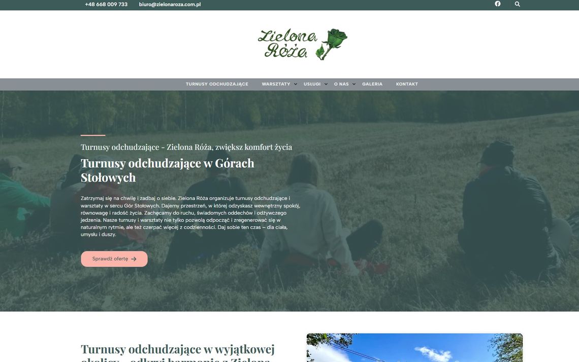 Zielona Róża - wczasy odchudzające