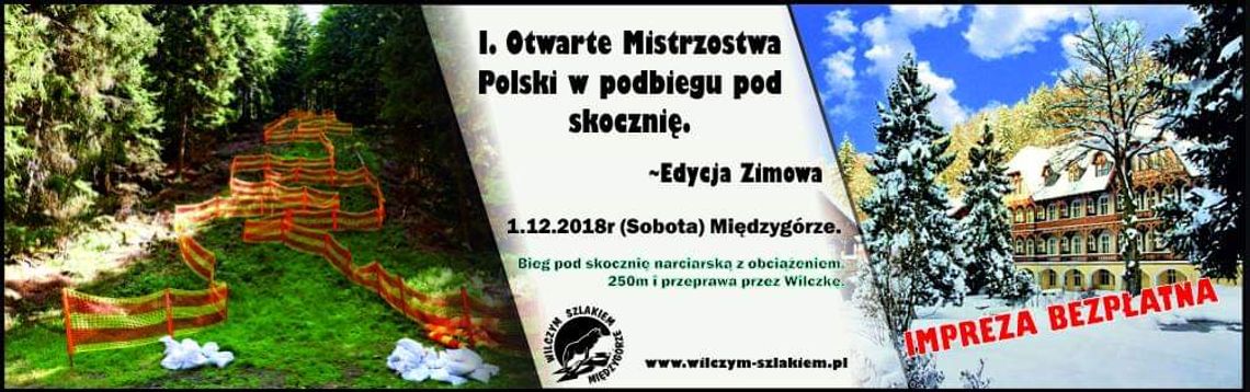Otwarte Mistrzostwa Polski w podbiegu pod skocznię.